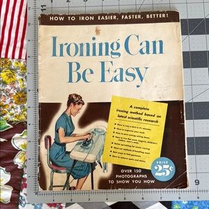 Vintage 1948 Ironing can be Easy guidebook